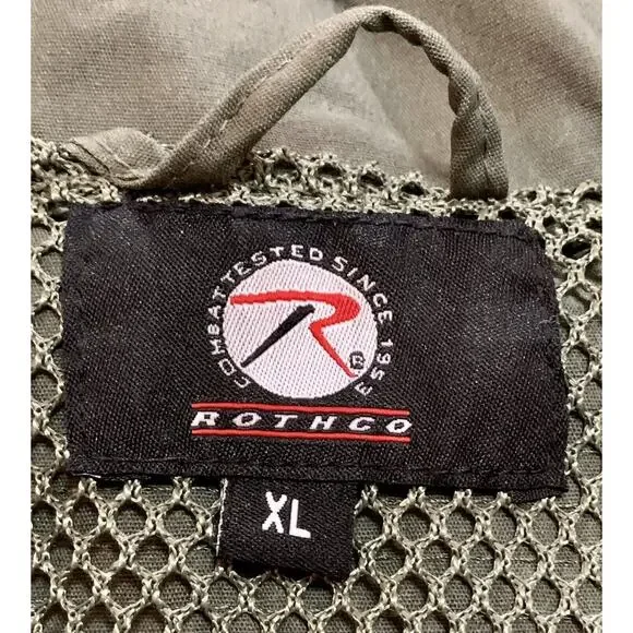 Rothco Tactical Vest Thick Heavy Duty Brown Tan shooting Combat Tested Size XL - Picture 7 of 15